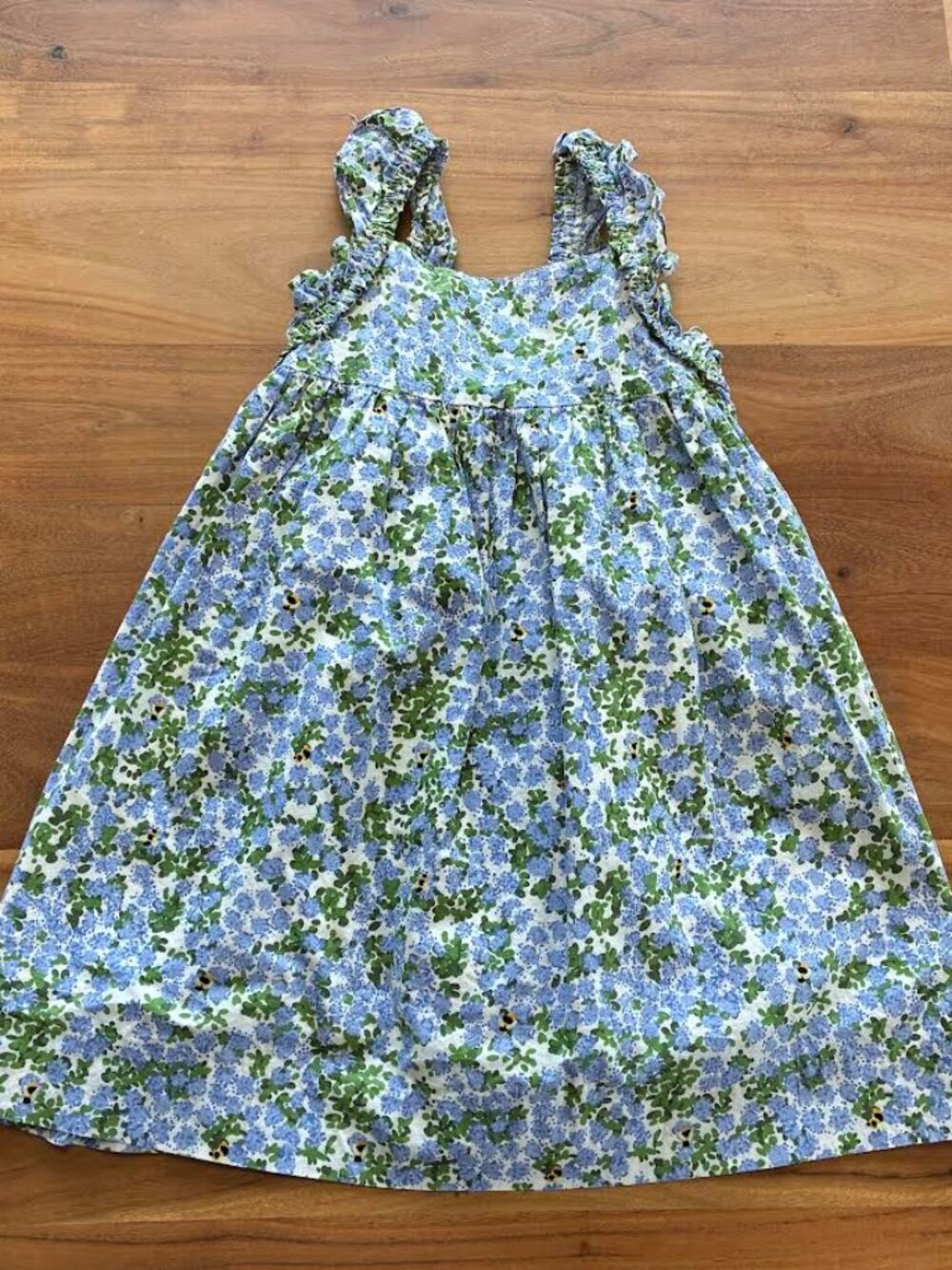 Busy Bees- Blue Hydrangea Dress